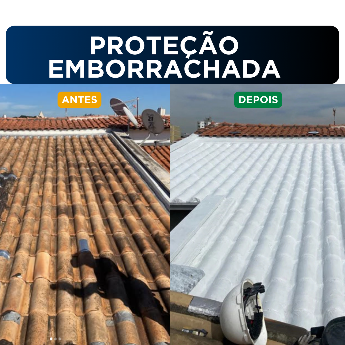 Borracha Líquida 100% Impermeável p/ Lajes e Telhados - Proteção Máxima contra Infiltrações e Goteiras