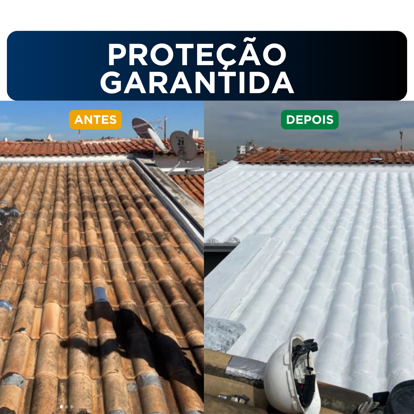 Kit ZERO INFILTRAÇÃO – Manta Líquida Flexível + Veda Trinca | Solução para Lajes e Telhados