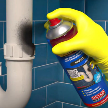 Spray Impermeabilizante Vedatudo Preto 400ml Dryko