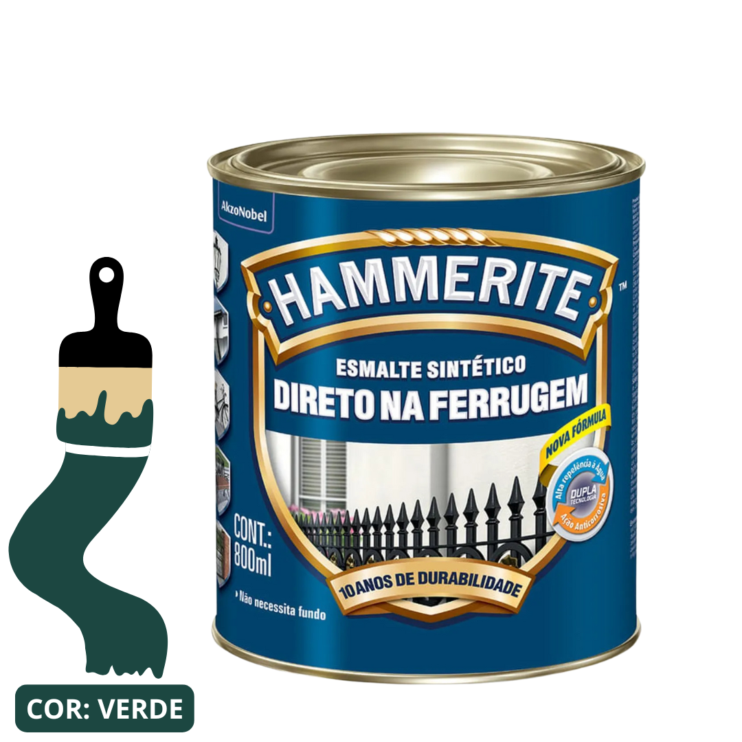 Esmalte Premium Sintético Brilhante Hammerite 0,8L Coral