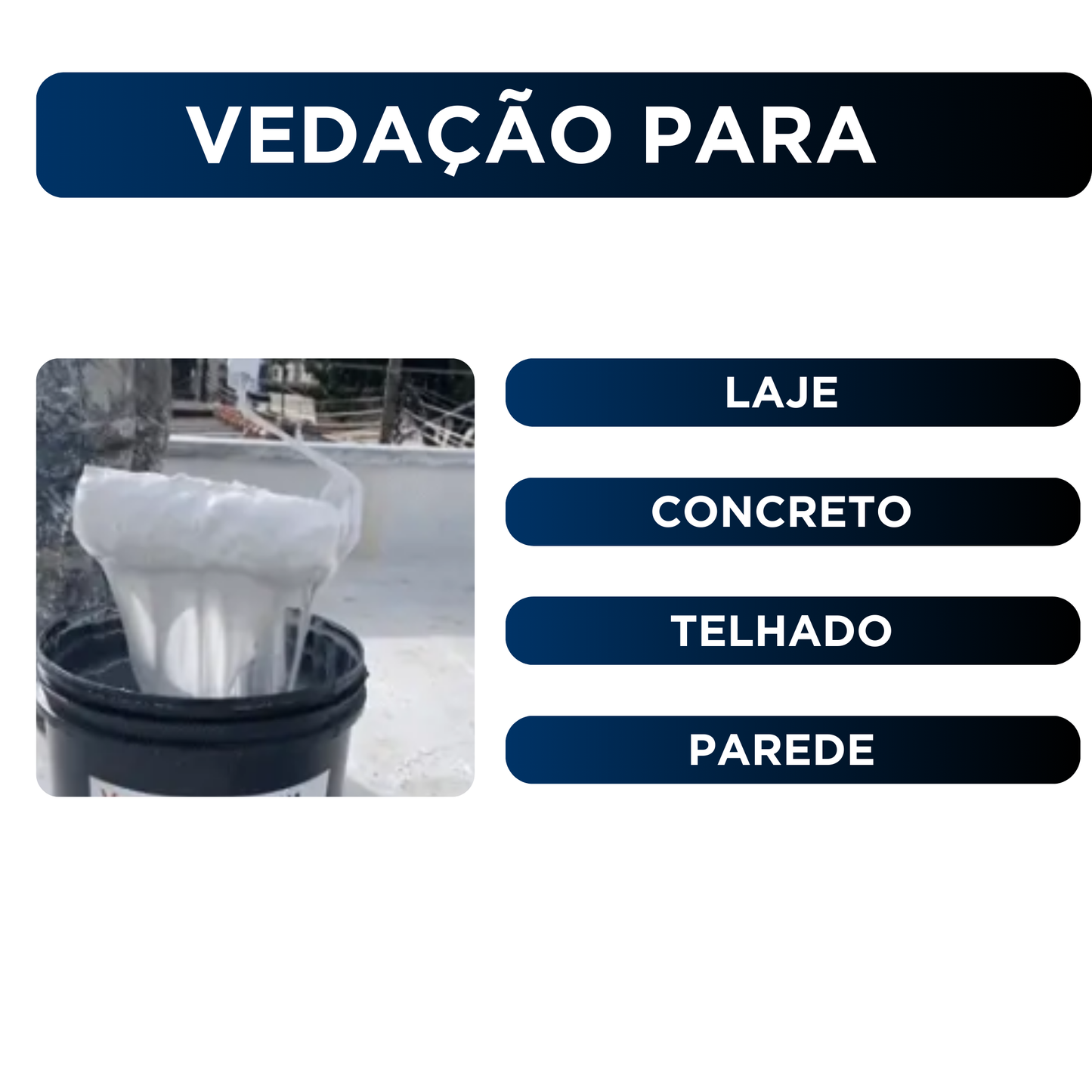 Manta Líquida P/ Lajes E Telhados + Brinde Selante VedaTudo p/ Infiltrações