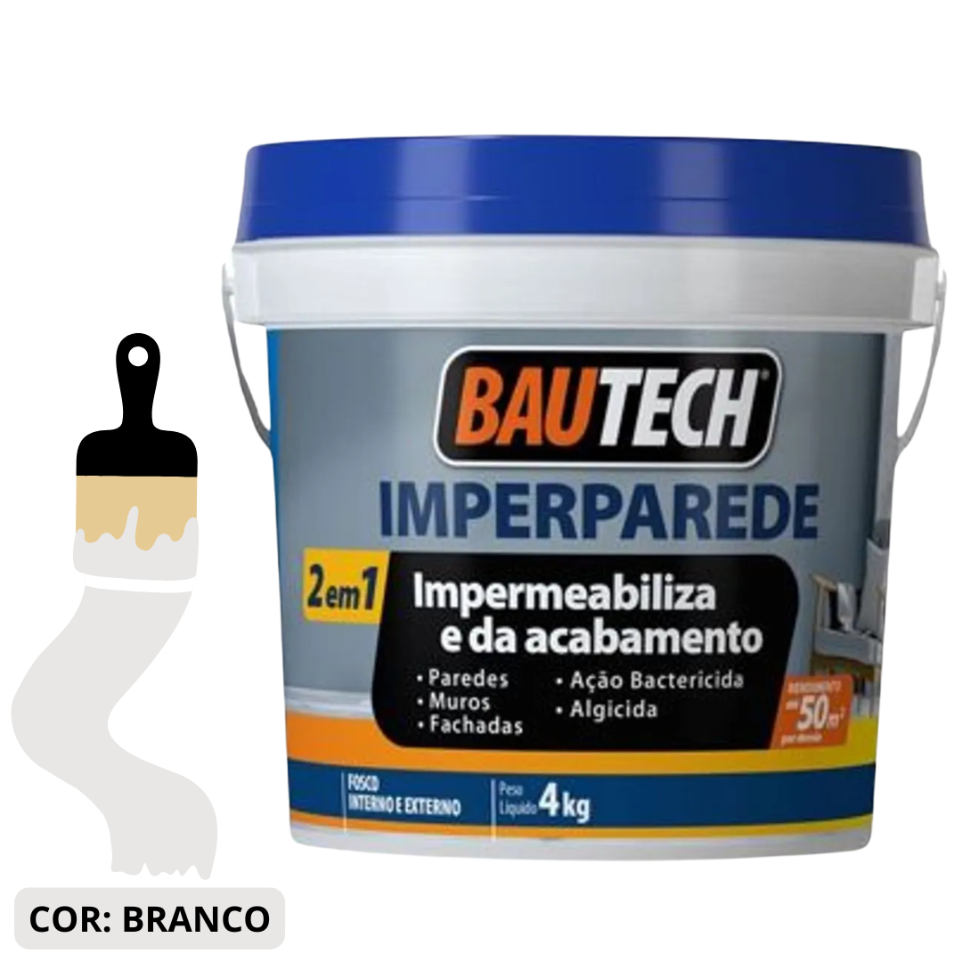 Tinta Acrílica Fosco Imperparede Bautech 4kg