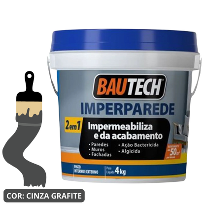 Tinta Acrílica Fosco Imperparede Bautech 4kg