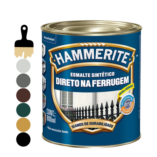 Esmalte Premium Sintético Brilhante Hammerite 0,8L Coral