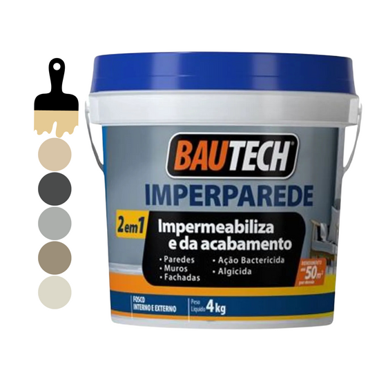 Tinta Acrílica Fosco Imperparede Bautech 4kg