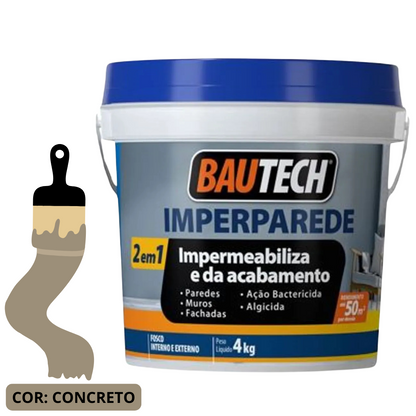 Tinta Acrílica Fosco Imperparede Bautech 4kg