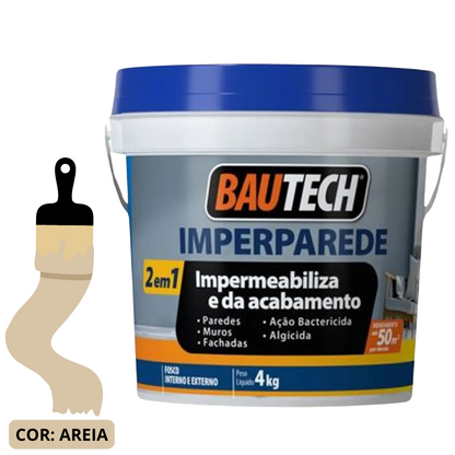 Tinta Acrílica Fosco Imperparede Bautech 4kg