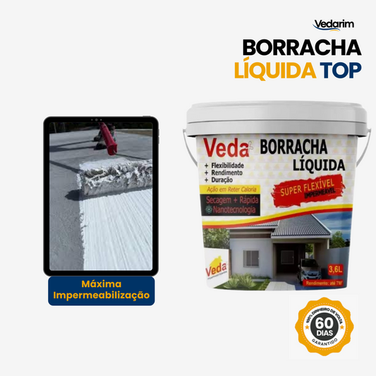 Borracha Líquida 100% Impermeável p/ Lajes e Telhados - Proteção Máxima contra Infiltrações e Goteiras